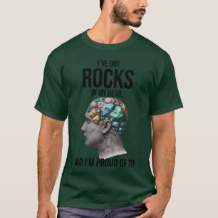 Steinesammeln Sammler Geologie Fossiliensammler T-Shirt
