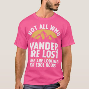 Steinesammelnde Kunst für Steinesammler T-Shirt