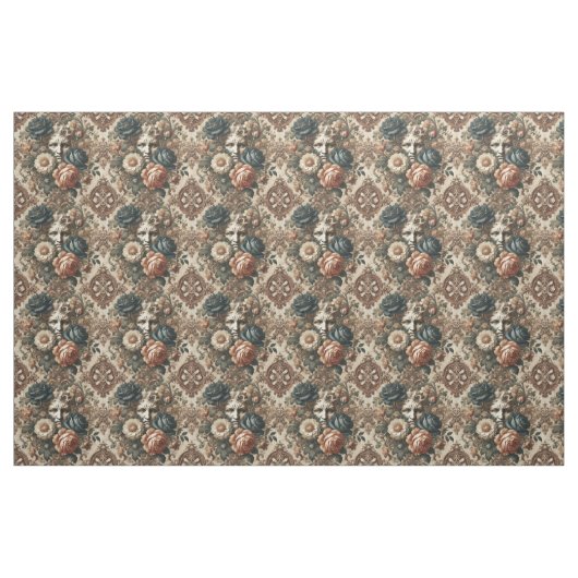 SteinFaces & müde Nächte - Gothic Statement Tile Stoff (Yard (91,4 cm))