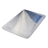 Steinfarben Badematte (Schrägansicht)