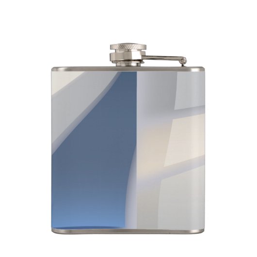 Steinfarben Flachmann (Rückseite)