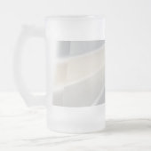 Steinfarben Mattglas Bierglas (Links)