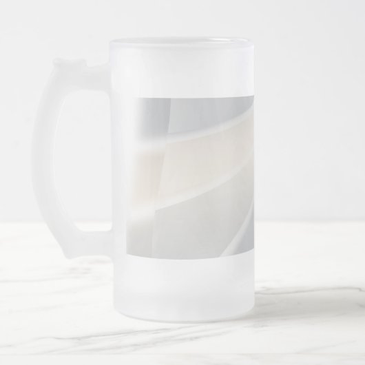 Steinfarben Mattglas Bierglas (Links)