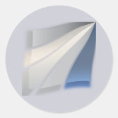 Steinfarben Runder Aufkleber (Vorderseite)