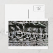 Steinfiguren auf dem Gipfel Postkarte (Vorne/Hinten)