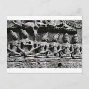 Steinfiguren auf dem Gipfel Postkarte