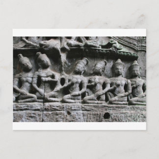 Steinfiguren auf dem Gipfel Postkarte