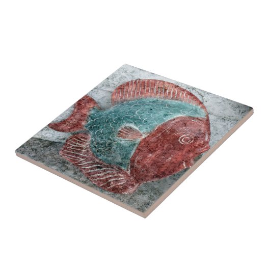 Steinfisch-Fliese Fliese (Seite)