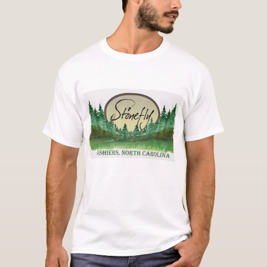 Steinfliegen Wald T-Shirt (Vorderseite)