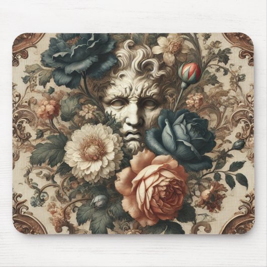 Steinfronten & müde Nächte - Gotisch Viktorianisch Mousepad (Vorne)