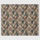 Steinfronten & müde Nächte - Gotisches Barock Geschenkpapier (Flach)