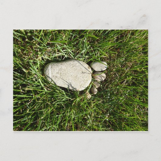 Steinfuss Postkarte (Vorderseite)