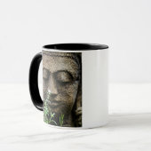 Steingartenstatue mit Blume Tasse (Vorderseite Links)
