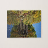 Steingebirgsüberdachte Brücke Puzzle (Horizontal)