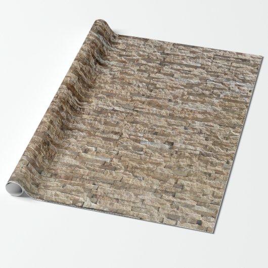 Steingeometrisches Muster Geschenkpapier (Ungerollt)
