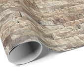 Steingeometrisches Muster Geschenkpapier (Rolleneckpunkt)