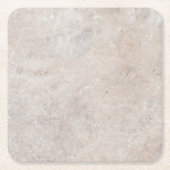 Steingestein Marmor Travertin Natur Hintergrund Rechteckiger Pappuntersetzer (Vorderseite)