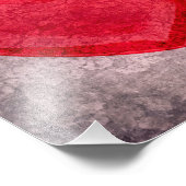 Steingewaschenes Herz Fotodruck (Ecke)