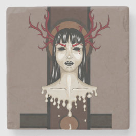 Steinglasunterteil Steinuntersetzer