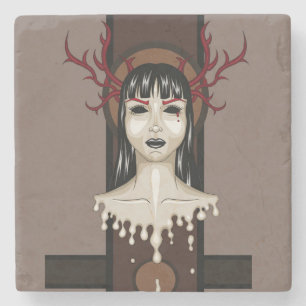 Steinglasunterteil Steinuntersetzer