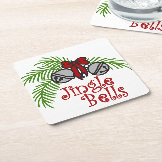 Steinglocken Rechteckiger Pappuntersetzer (angewinkelt)