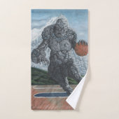 SteinGolem, der Basketball-Bad-Tücher spielt Badhandtuch Set (Handtuch)