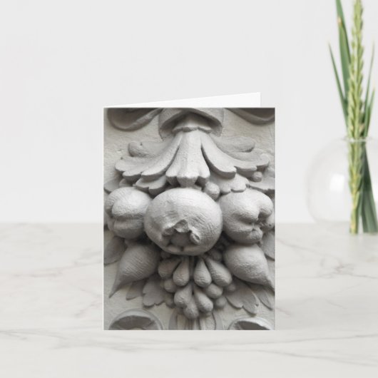 Steingranatapfel-Anmerkungs-Karte IV Karte (Vorderseite)