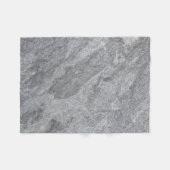 Steingranitstruktur, graue Steinzeug Fleecedecke (Vorderseite (Horizontal))