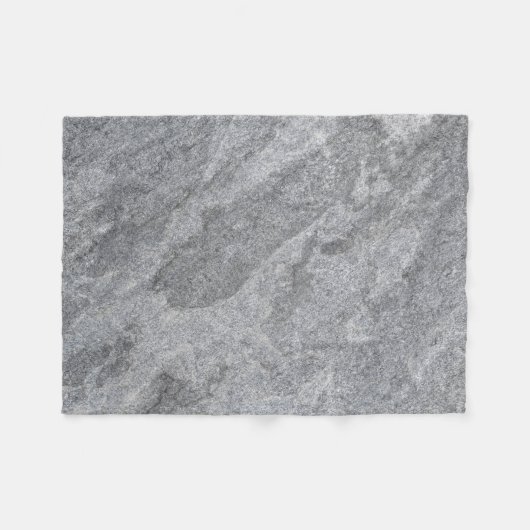 Steingranitstruktur, graue Steinzeug Fleecedecke (Vorderseite (Horizontal))