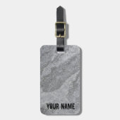 Steingranitstruktur, graue Steinzeug Gepäckanhänger (Vorderseite vertikal)