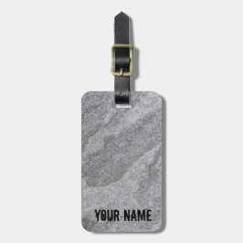 Steingranitstruktur, graue Steinzeug Gepäckanhänger