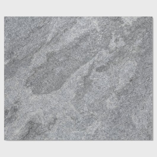 Steingranitstruktur, graue Steinzeug Geschenkpapier (Flach)