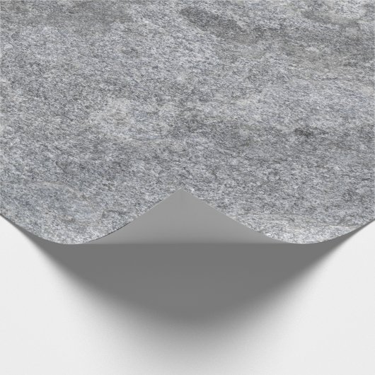 Steingranitstruktur, graue Steinzeug Geschenkpapier (Ecke)