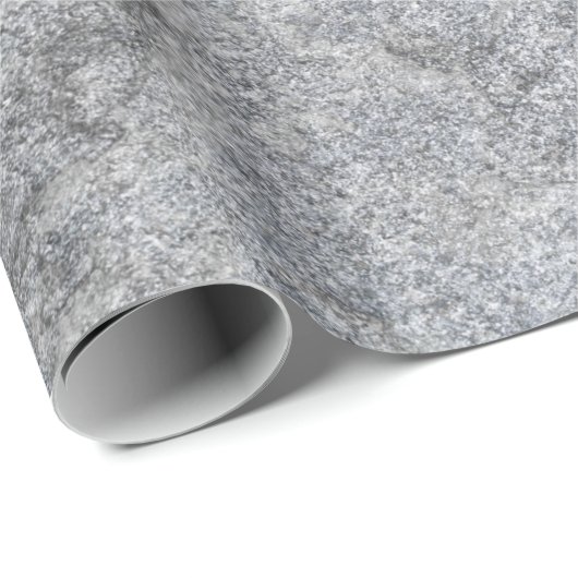 Steingranitstruktur, graue Steinzeug Geschenkpapier (Rolleneckpunkt)