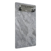 Steingranitstruktur, graue Steinzeug Mini Klemmbrett (Schrägansicht)