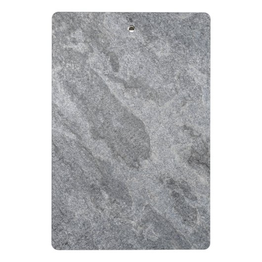 Steingranitstruktur, graue Steinzeug Mini Klemmbrett (Rückseite)