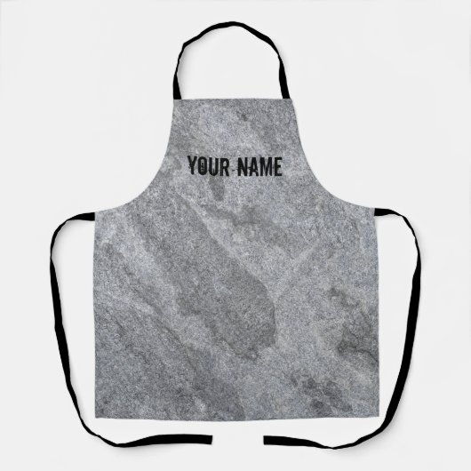 Steingranitstruktur, graue Steinzeug Schürze (Vorderseite)