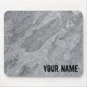 Steingranitstruktur graues Steingut Mousepad