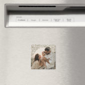Steingraue Beeren-Rahmen-Foto Magnet (In Situ (Geschirrspüler))