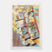 Steinhafen-New-Jersey NJ alte Vintage Postkarte Handtuch (Vertikal)