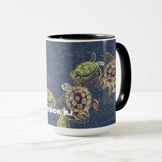 Steinhafen nj Schildkröte-Tasse - oder ändern den Tasse (VorderseiteRechts)