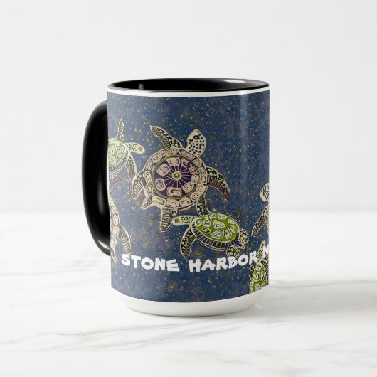 Steinhafen nj Schildkröte-Tasse - oder ändern den Tasse (Vorderseite Links)