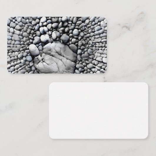 Steinhand Visitenkarte (Vorne/Hinten)