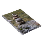 Steinhaufen in einer Strom-Raum-Zeitschrift Notizblock (Rechte Seite)