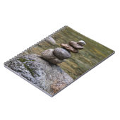 Steinhaufen in einer Strom-Raum-Zeitschrift Notizblock (Linke Seite)