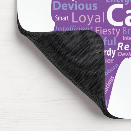 Steinhaufen Mousepad (Rosa) (Ecke)