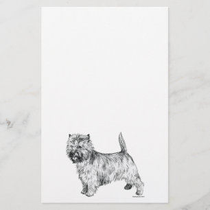 Steinhaufen Terrier Briefpapier