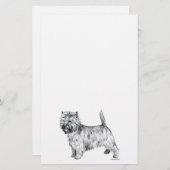 Steinhaufen Terrier Briefpapier (Vorne/Hinten)