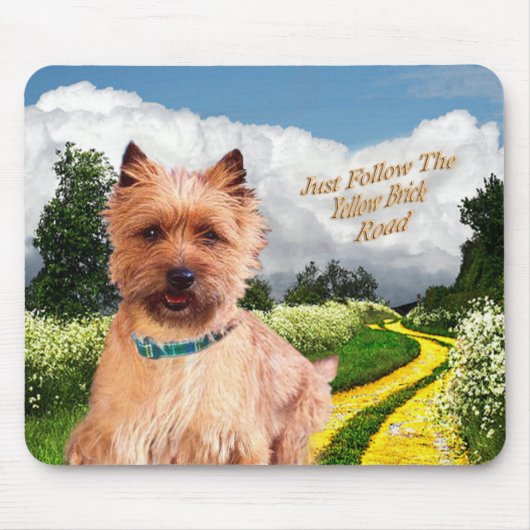 Steinhaufen Terrier folgen gerade gelber Mousepad (Vorne)