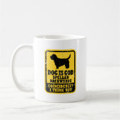 Steinhaufen Terrier Kaffeetasse (Links)